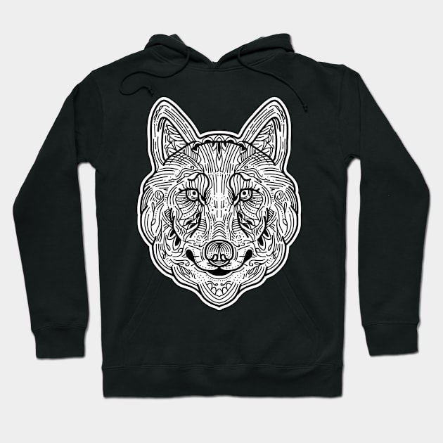 Wolf Hoodie by Luckyart11